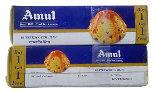 Amul butterscotch brick buy 1 get 1